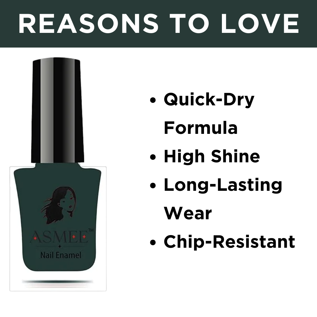 Premium Gel Nail Polish – Forest Green |Long-Lasting & Chip-Resistant Formula (10ml)