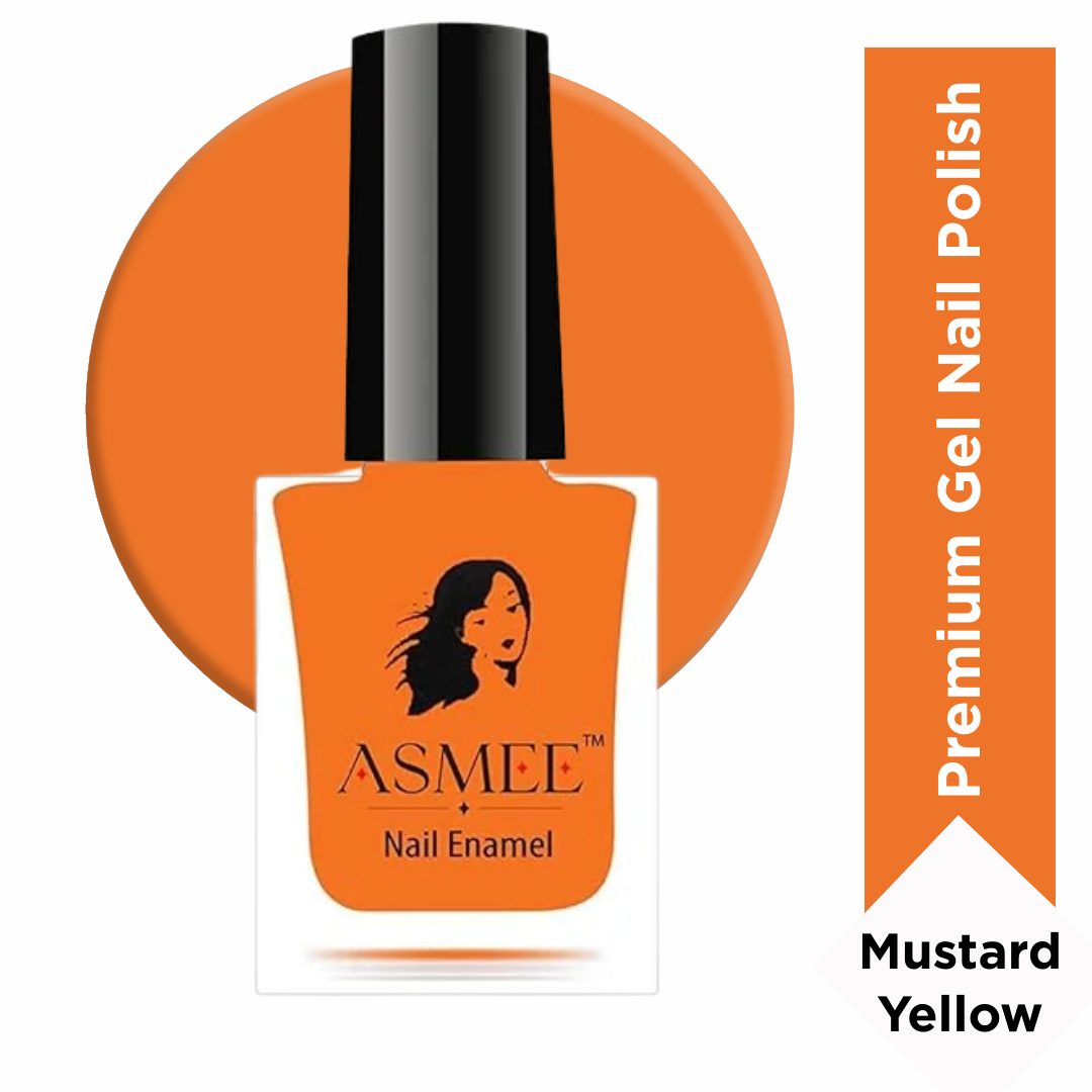 Premium Gel Nail Polish – Mustard Yellow | Long-Lasting & Chip-Resistant Formula (10ml)