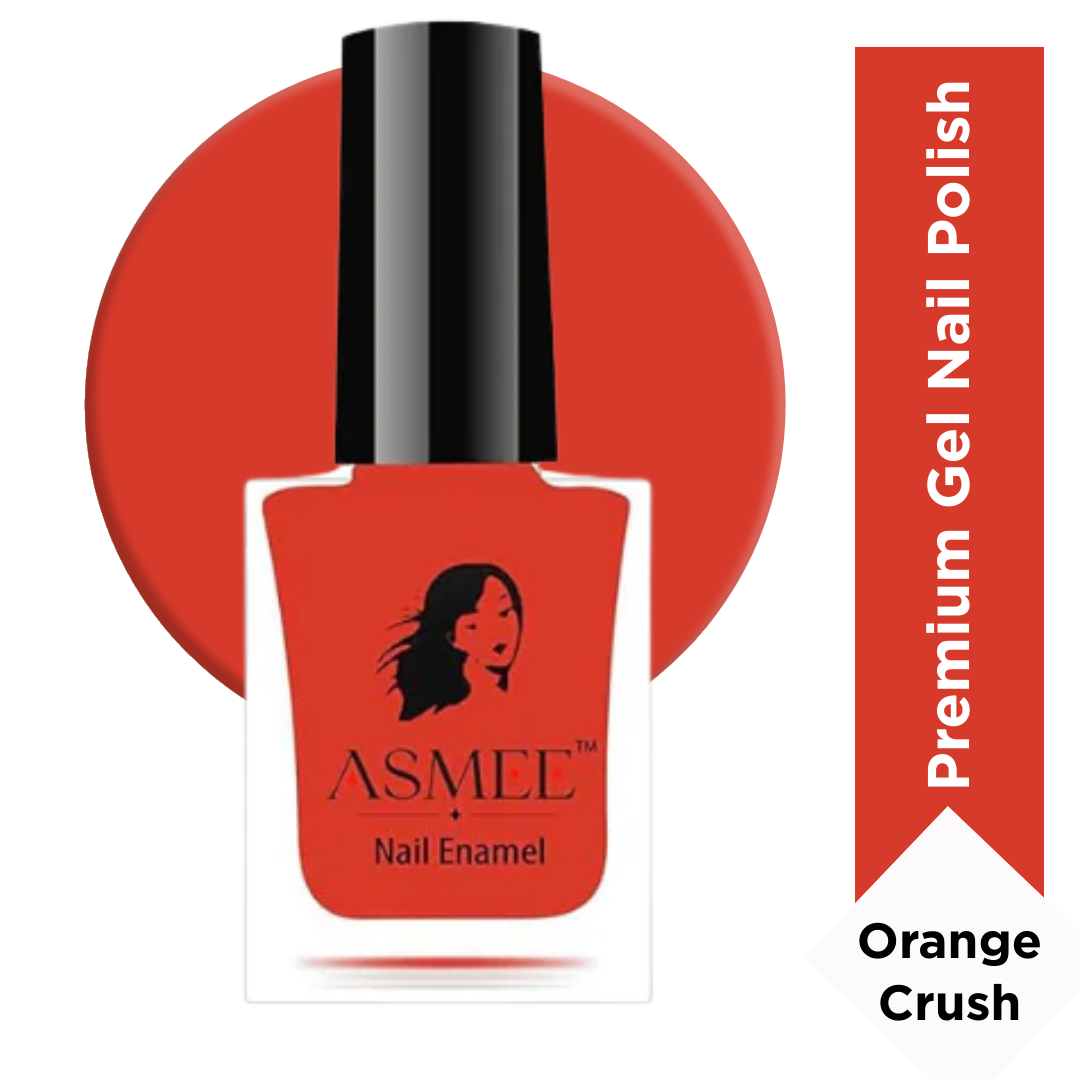 Premium Gel Nail Polish β Orange Crush | Long-Lasting & Chip-Resistant Formula (10ml)
