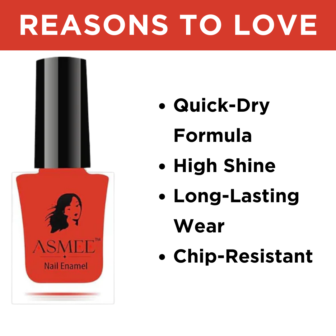 Premium Gel Nail Polish β Orange Crush | Long-Lasting & Chip-Resistant Formula (10ml)