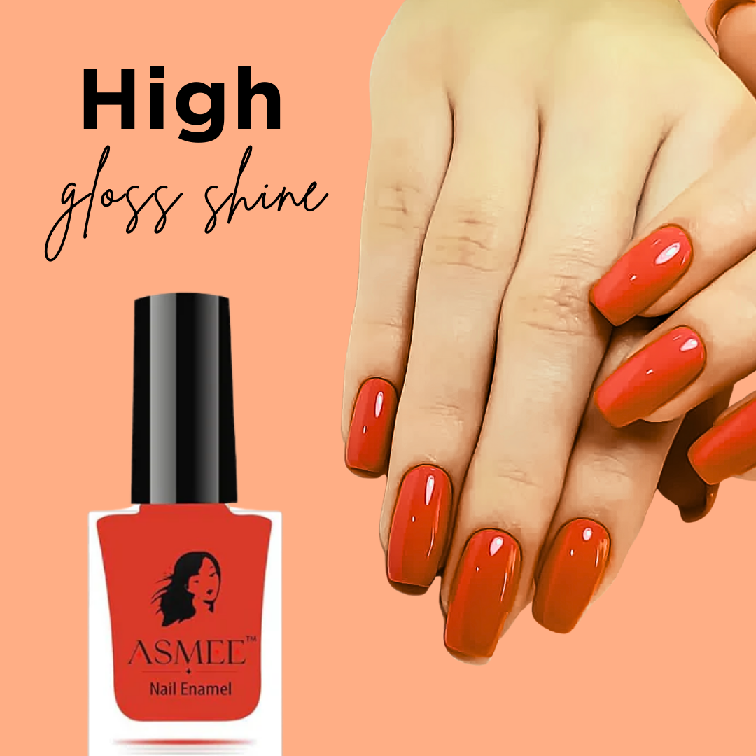 Premium Gel Nail Polish β Orange Crush | Long-Lasting & Chip-Resistant Formula (10ml)