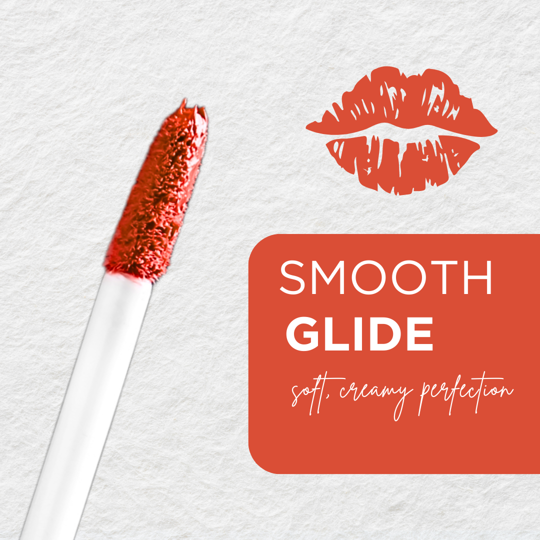 Liquid Matte Lipstick – Orange Lily | Long-Lasting, Smudge-Proof & Nourishing Matte Formula (4ml)