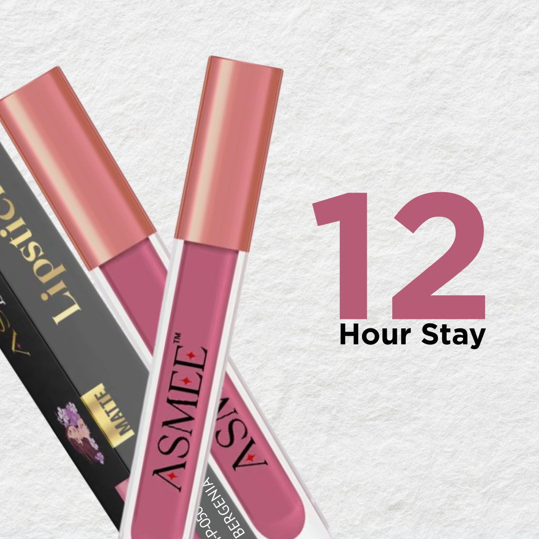Liquid Matte Lipstick – Bargenia | Long-Lasting, Smudge-Proof & Nourishing Matte Formula (4ml)