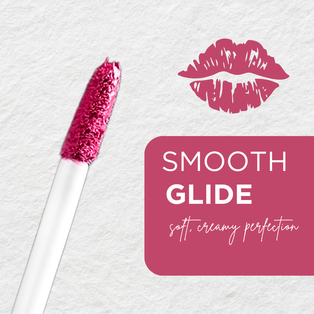 Liquid Matte Lipstick – Raspberry Pink | Long-Lasting, Smudge-Proof & Nourishing Matte Formula (4ml)