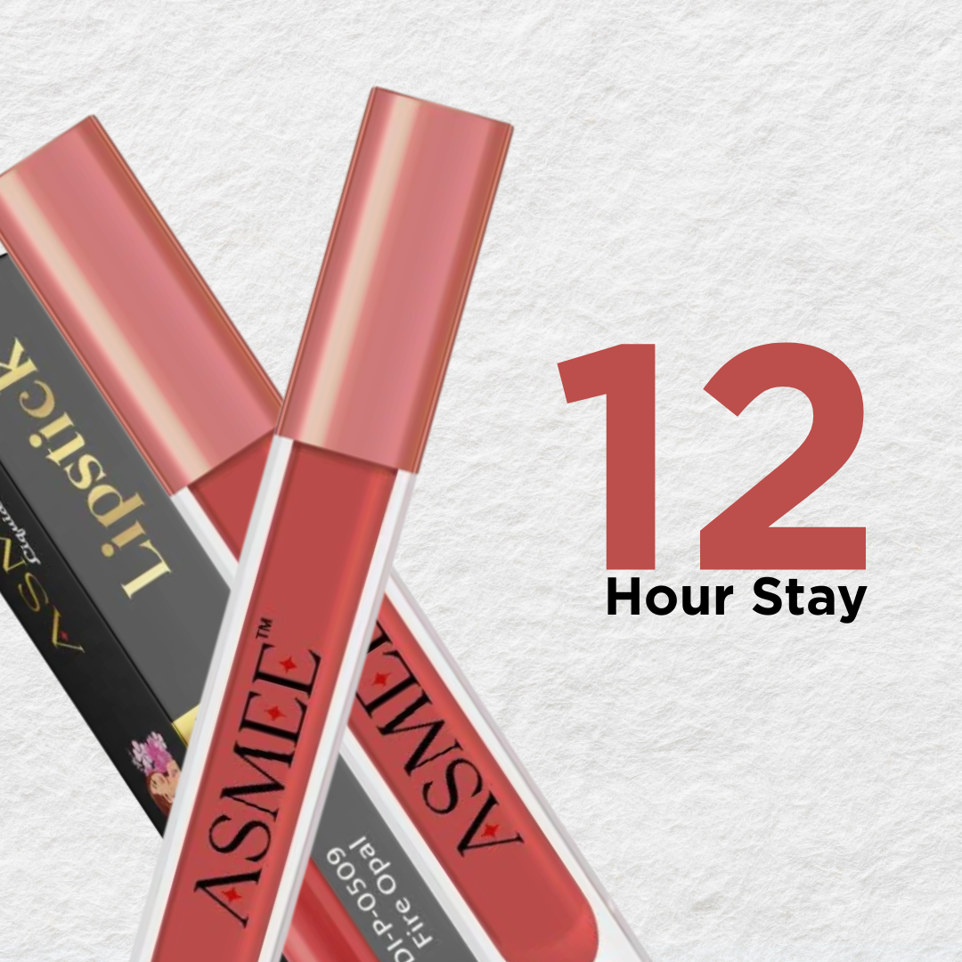 Liquid Matte Lipstick – Fire Opal | Long-Lasting, Smudge-Proof & Nourishing Matte Formula (4ml)