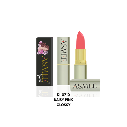 Glossy Lipstick – Daisy Pink | Hydrating Shine Finish