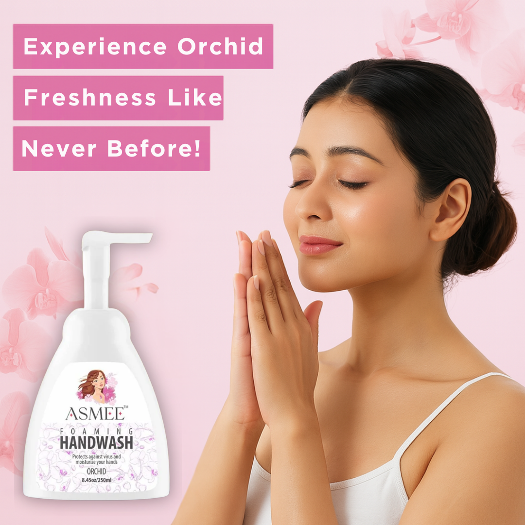 Asmee Orchid Foaming Handwash β Gentle Cleansing & Long-Lasting Floral Freshness (250ml)