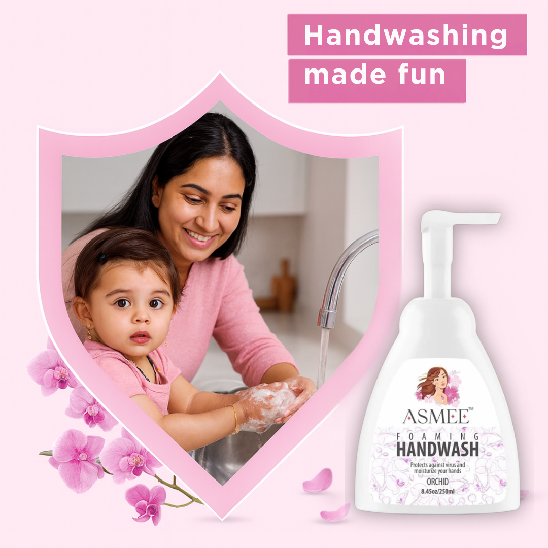 Asmee Orchid Foaming Handwash β Gentle Cleansing & Long-Lasting Floral Freshness (250ml)