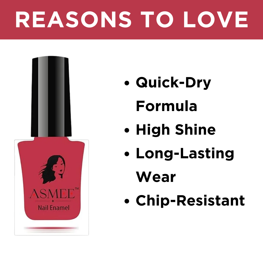 Premium Nail Polish – Pearl Pink | Long-Lasting Formula (10ml)