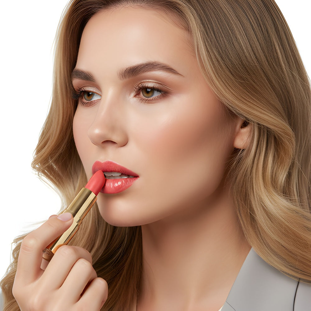 Glossy Lipstick – Daisy Pink | Hydrating Shine Finish