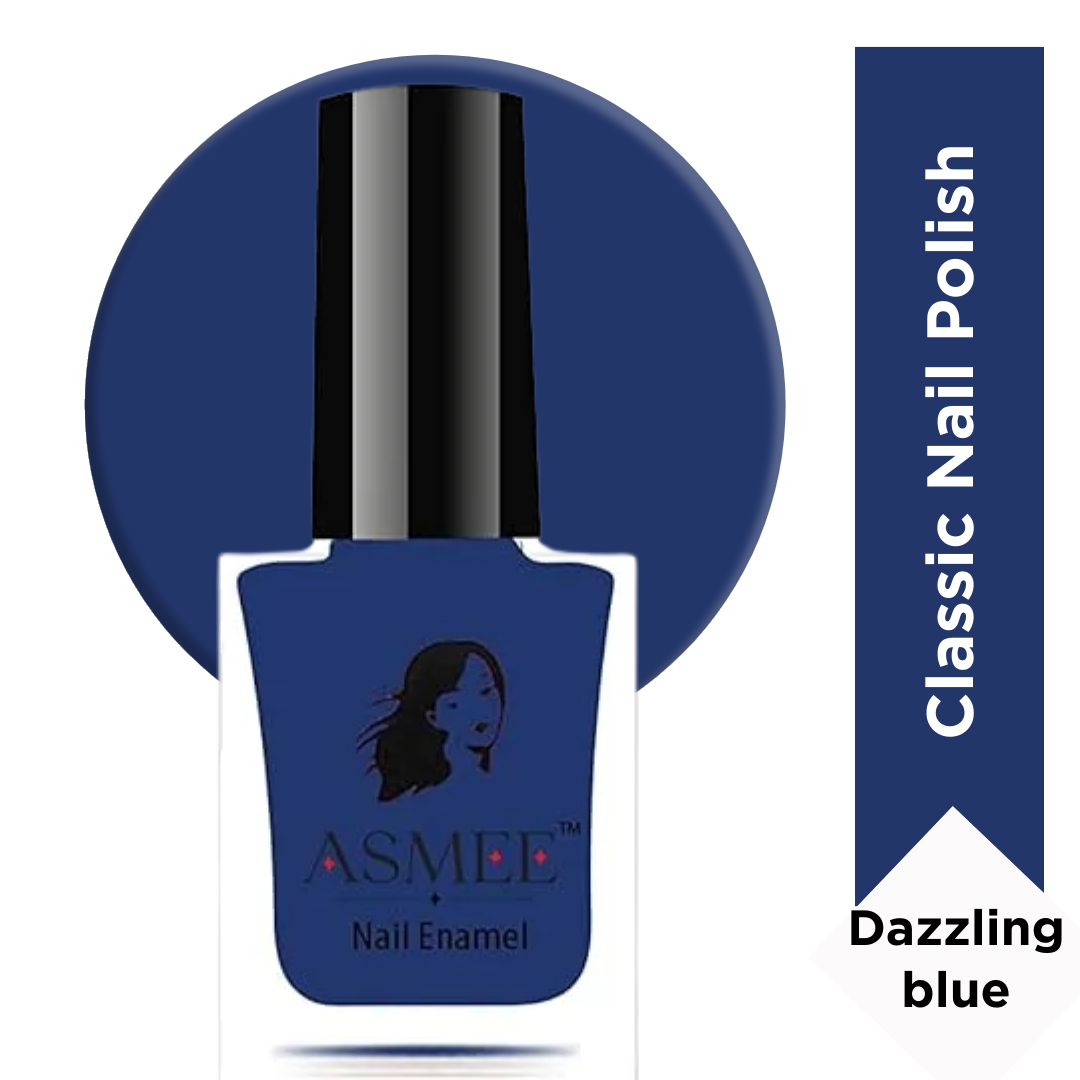 Classic Nail Polish β Dazzling Blue | Long-Lasting Formula (10ml)