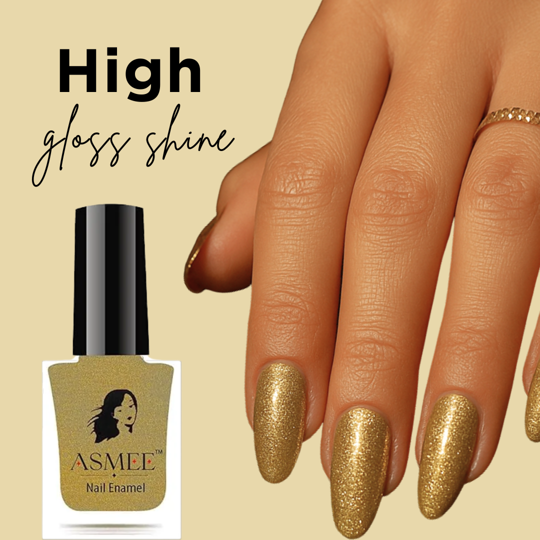 Classic Nail Polish – Golden Treasure | Long-Lasting (10ml)