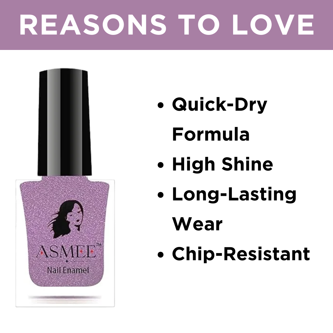 Asmee Classic Nail Polish β Wisteria | Long-Lasting Formula (10ml)