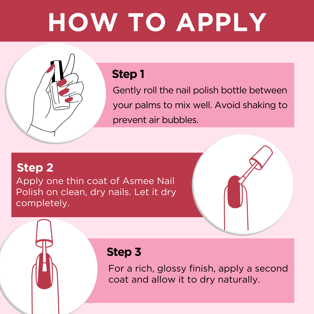 Premium Nail Polish – Pearl Pink | Long-Lasting Formula (10ml)