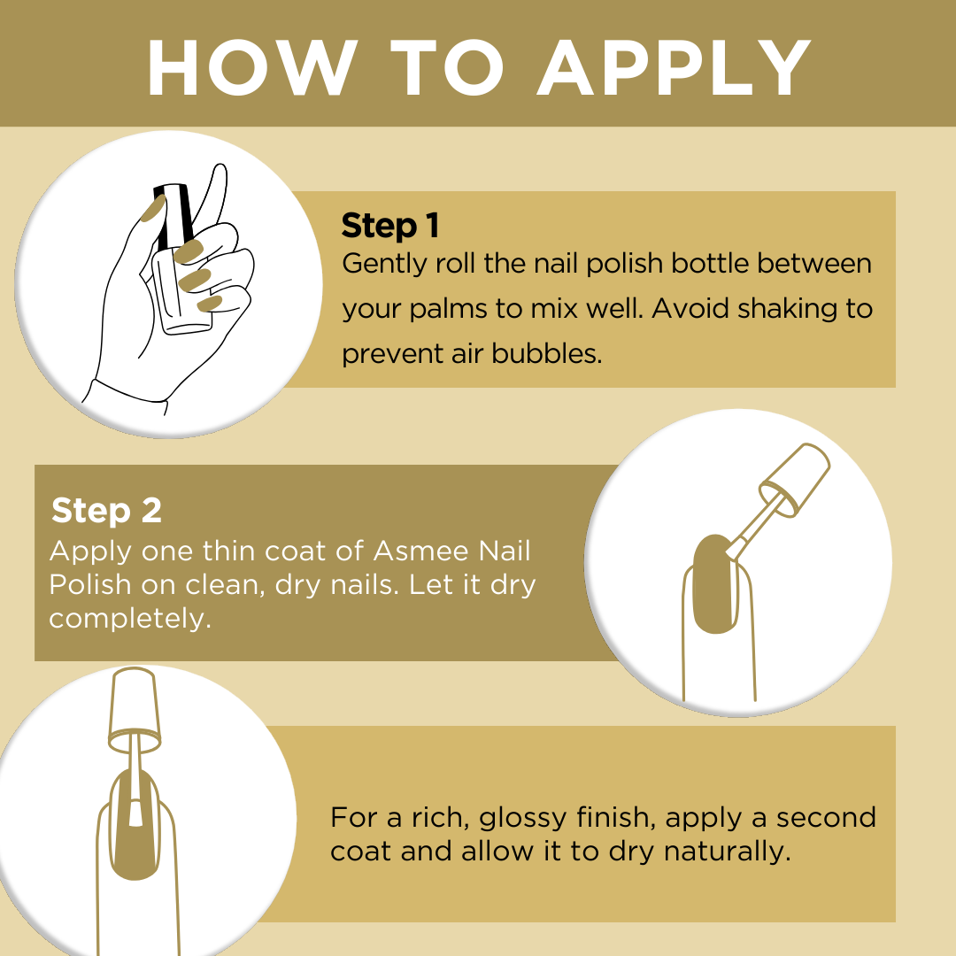 Classic Nail Polish – Golden Treasure | Long-Lasting (10ml)