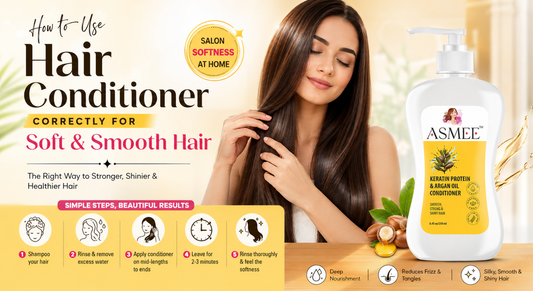 How to Use Hair Conditioner Correctly for Soft and Smooth Hair