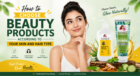 How to Choose Beauty Products According to Your Skin and Hair Type