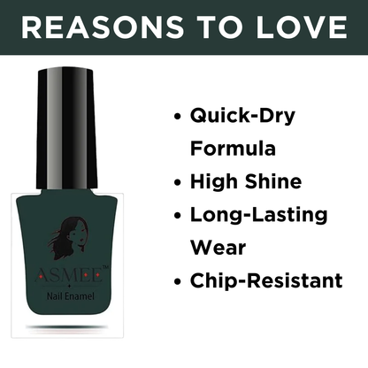 Premium Gel Nail Polish – Forest Green |Long-Lasting & Chip-Resistant Formula (10ml)