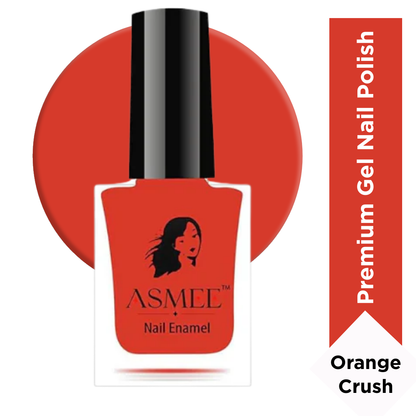 Premium Gel Nail Polish – Orange Crush | Long-Lasting  & Chip-Resistant Formula (10ml)