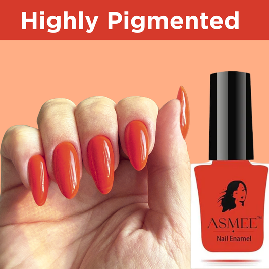 Premium Gel Nail Polish – Orange Crush | Long-Lasting  & Chip-Resistant Formula (10ml)