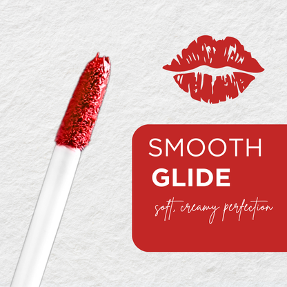 Liquid Matte Lipstick – Ruby Red | Long-Lasting, Smudge-Proof & Nourishing Matte Formula (4ml)