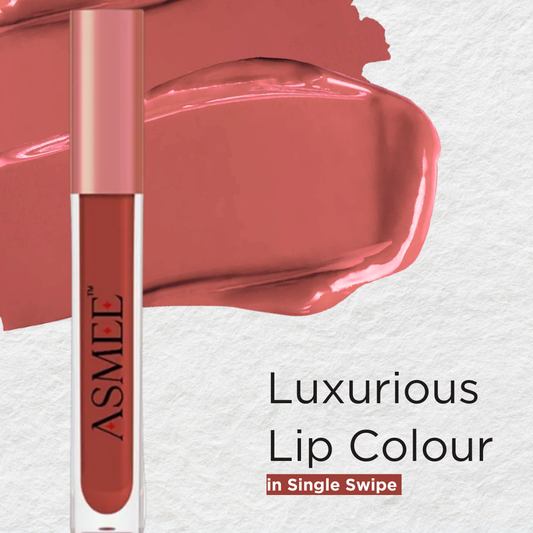 Liquid Matte Lipstick – Maroon Petunia | Long-Lasting, Smudge-Proof & Nourishing Matte Formula (4ml)
