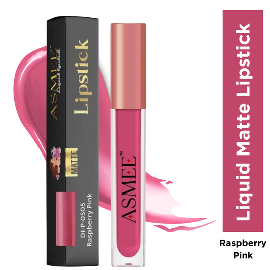 Liquid Matte Lipstick – Raspberry Pink | Long-Lasting, Smudge-Proof & Nourishing Matte Formula (4ml)
