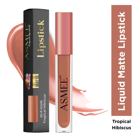 Liquid Matte Lipstick – Tropical Hibiscus | Long-Lasting, Smudge-Proof & Nourishing Matte Formula (4ml)