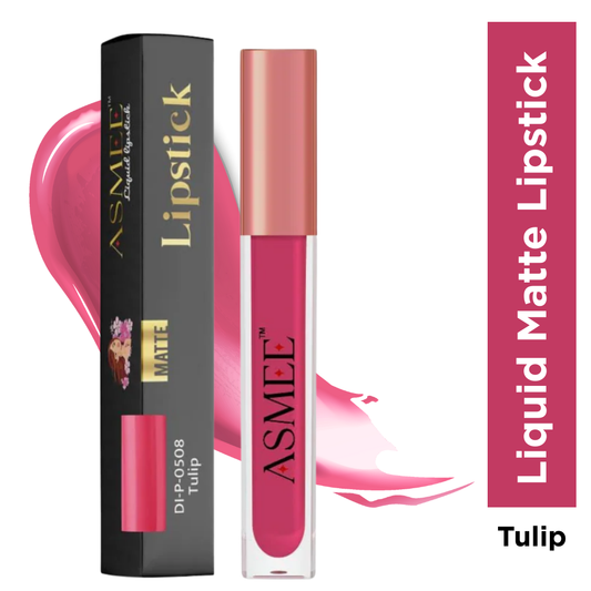 Liquid Matte Lipstick – Tulip | Long-Lasting, Smudge-Proof & Nourishing Matte Formula (4ml)