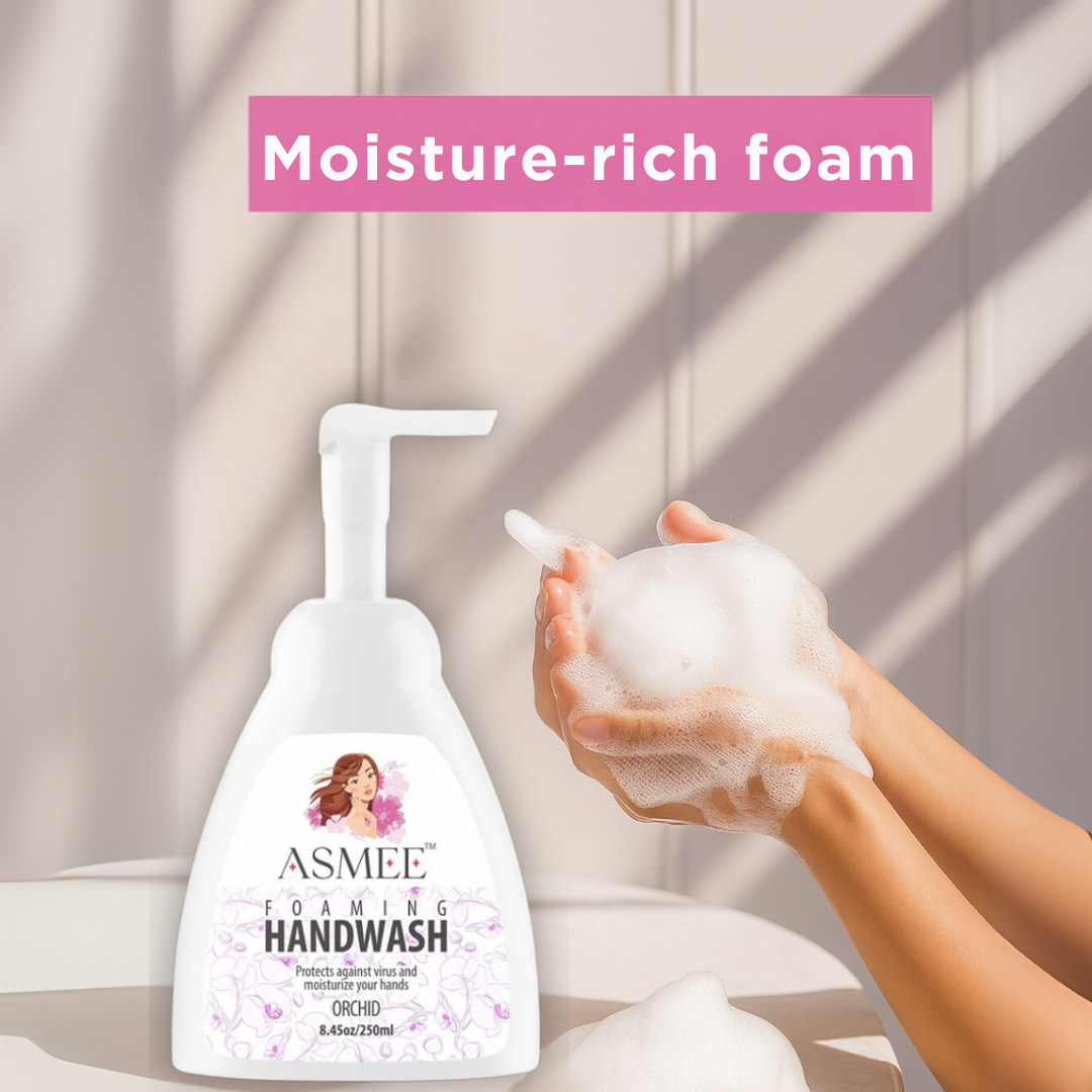 Asmee Orchid Foaming Handwash – Gentle Cleansing & Long-Lasting Floral Freshness (250ml)