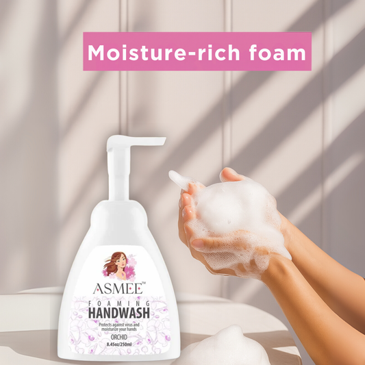 Asmee Orchid Foaming Handwash – Gentle Cleansing & Long-Lasting Floral Freshness (250ml)