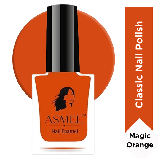 Classic Nail Polish – Magic Orange | Long-Lasting Formula (10ml)