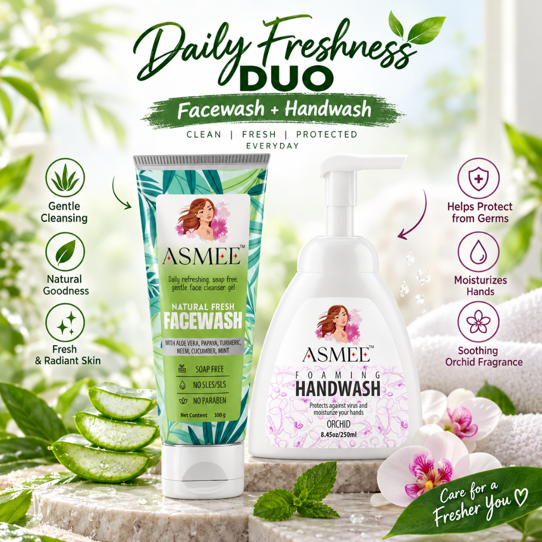 Daily Freshness Duo – Facewash + Handwash