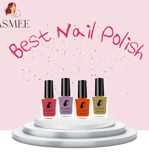 Coral rose,Wisteria,Magic orange,Golden treasure Classic Nailpolish pack of 4