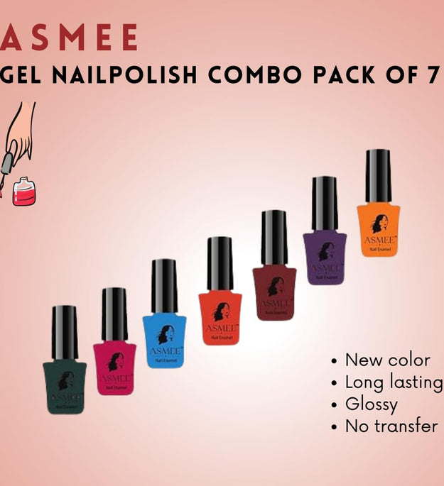 Gel Nailpolish combo pack of 7