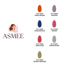 Classic Nail Polish Set – Roman Silver, Sakura, Golden Treasure, Dazzling Blue, Magic Orange