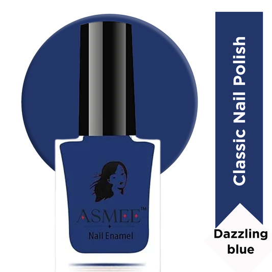 Classic Nail Polish – Dazzling Blue |  Long-Lasting Formula (10ml)