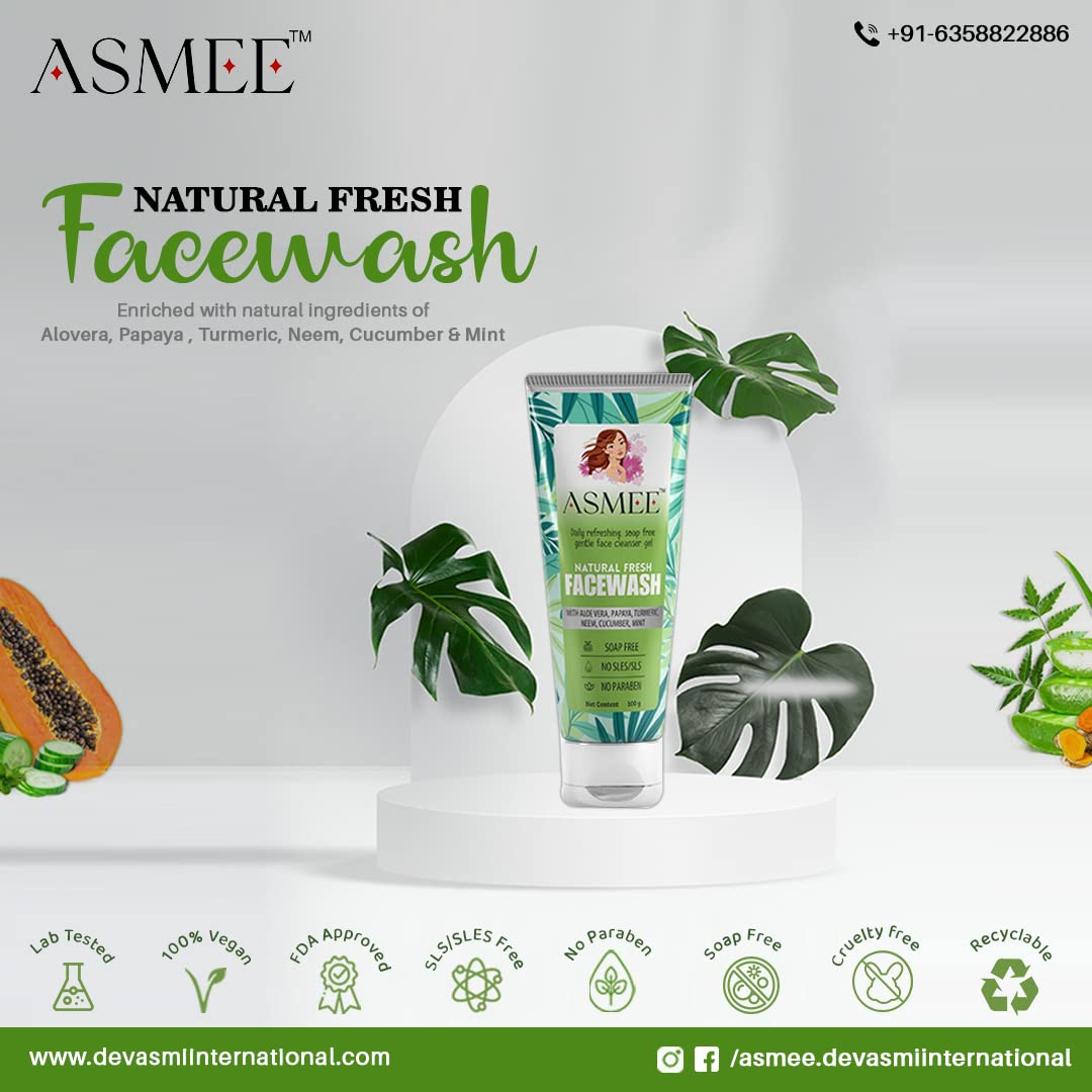 Natural Fresh Facewash 100GM (Pack of 2)