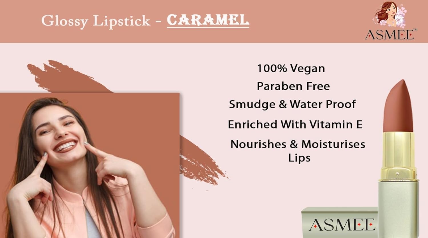 Premium Lipstick - Caramel and Primerose Combo