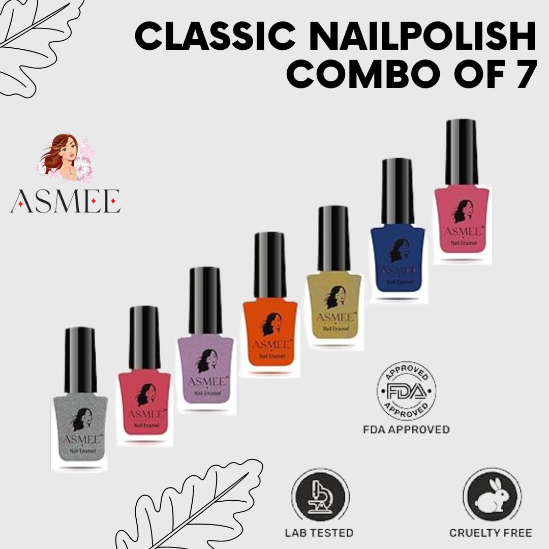 Classic Nail Polish combo of 7