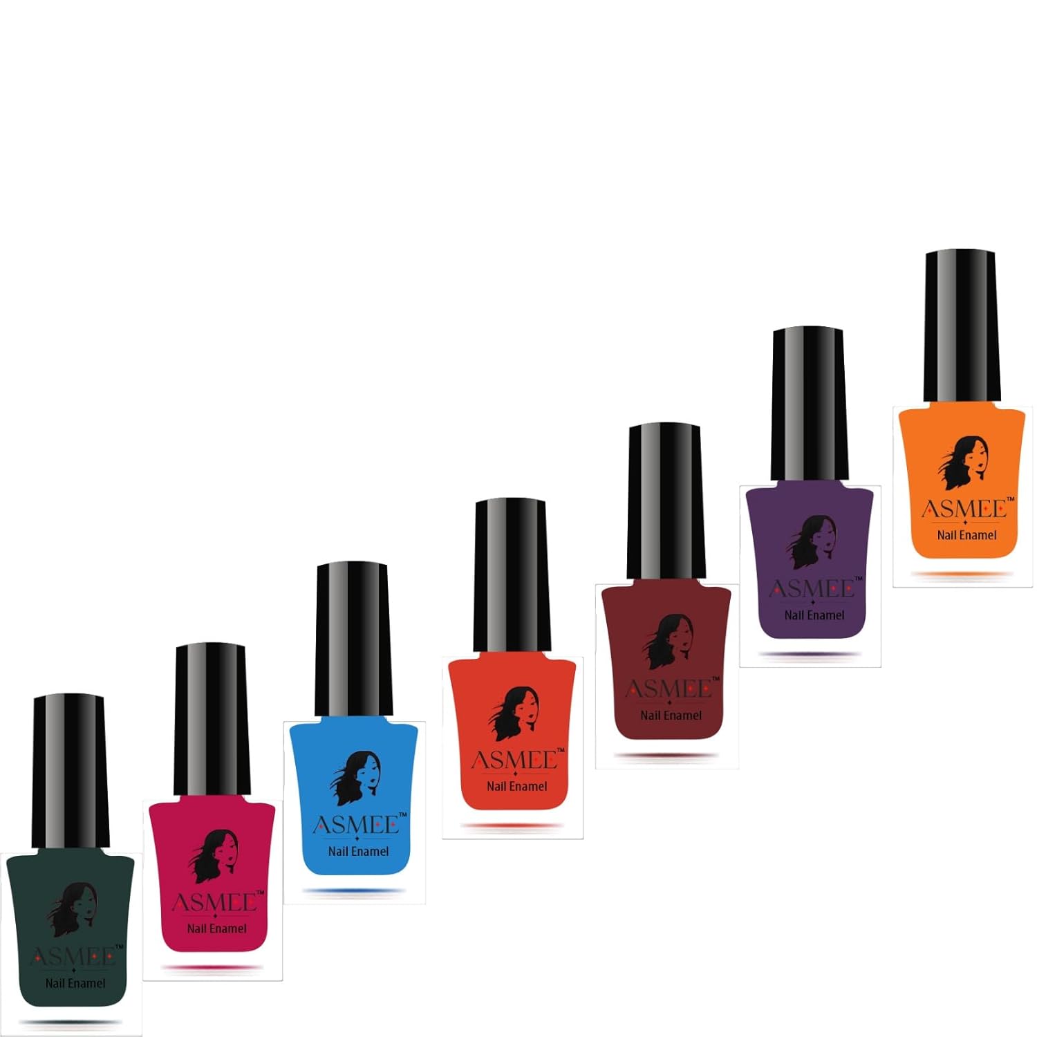 Gel Nailpolish combo pack of 7