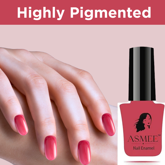 Classic Nail Polish – Coral Rose | Long-Lasting Formula (10ml)