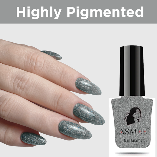 Classic Nail Polish – Roman Silver |  Long-Lasting Metallic Finish (10ml)