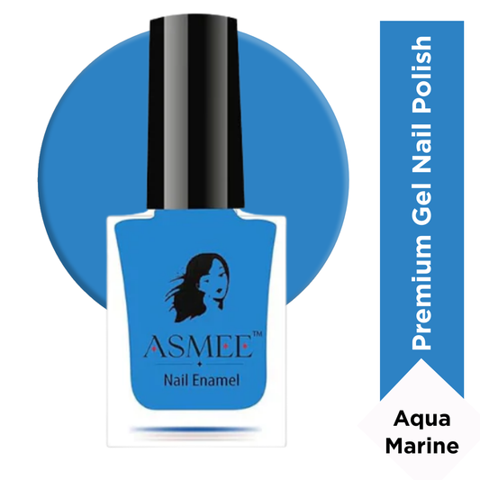 Premium Gel Nail Polish – Aqua Marine |  Long-Lasting  & Chip-Resistant Formula (10ml)