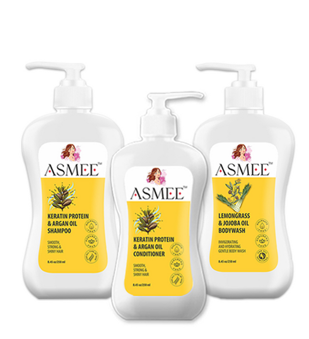 Hair & Body Care Combo – Shampoo, Conditioner & Bodywash Set