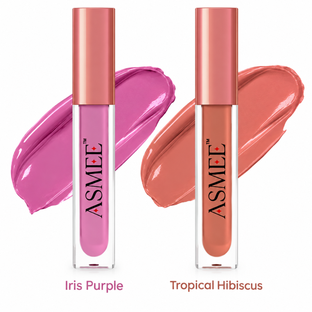 Liquid Matte Lipstick Combo - Iris Purple and Tropical Hibiscus