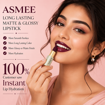 Espresso Matte & Stargazer Glossy Lipstick Combo | Long Lasting Duo