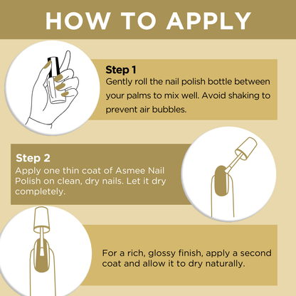 Classic Nail Polish – Golden Treasure | Long-Lasting (10ml)