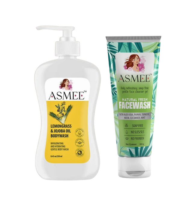 Asmee BODYCARE COMBO - FACEWASH+ BODYWASH