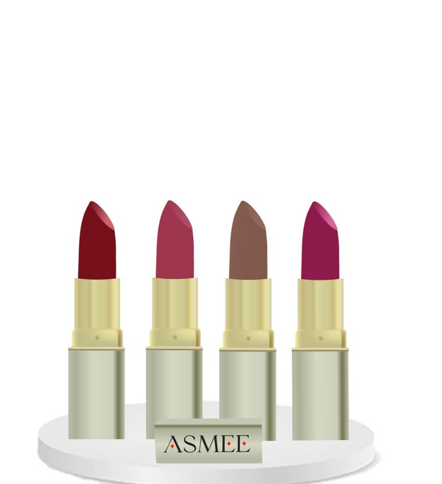 Stargazer, Mulberry, Espreeso & Rose Lipstick Combo – 4 Pack